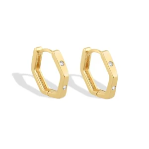 Argola Hexagonal Zirconias Click