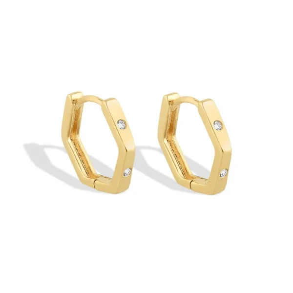 Argola Hexagonal Zirconias Click