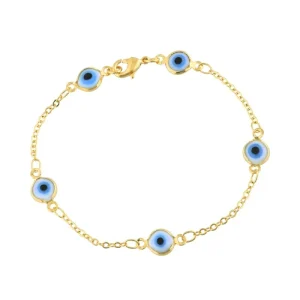 Pulseira Olho Grego Branco